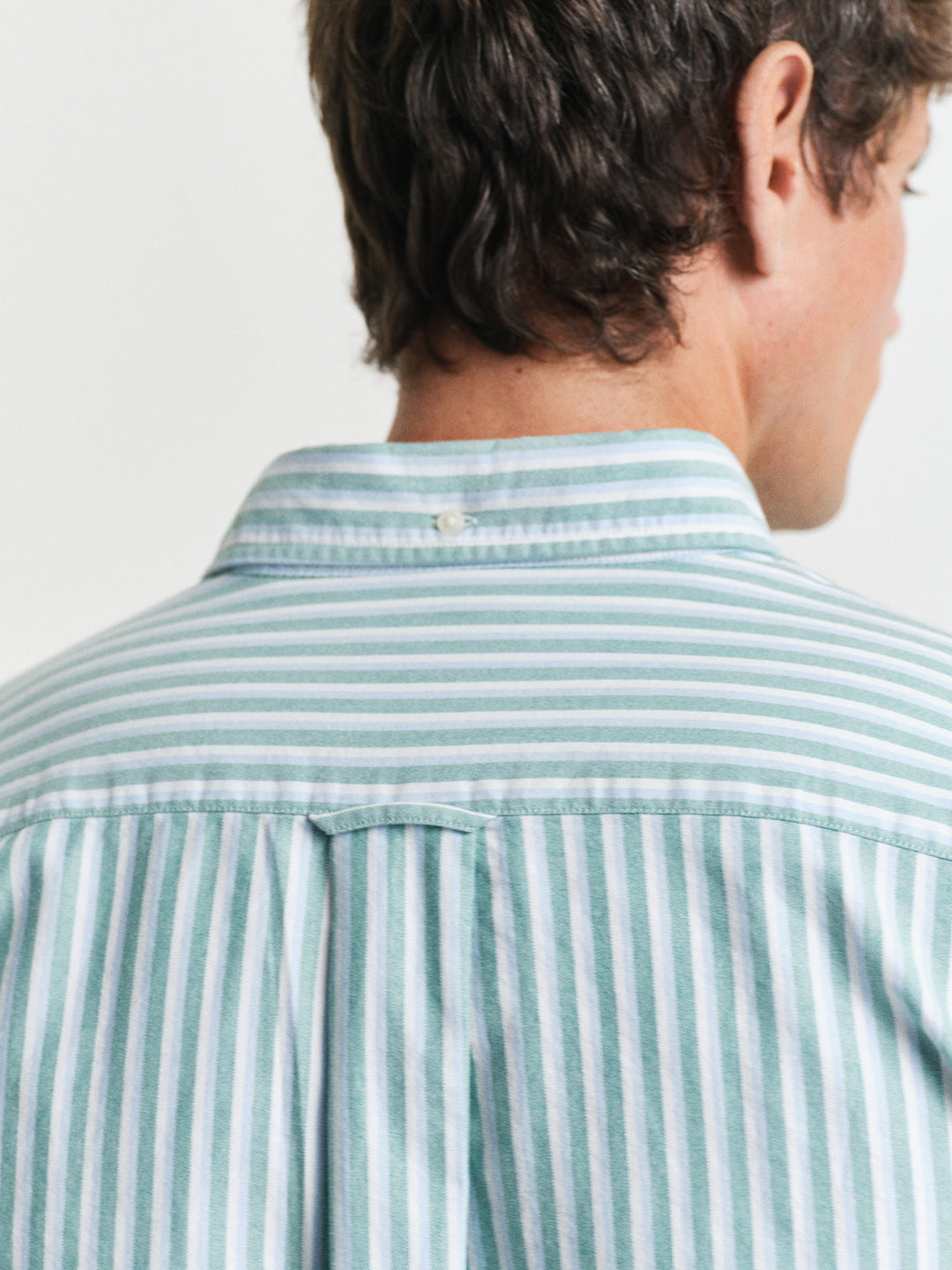 Gant Men Green Button-Down Collar Full Sleeves Shirt