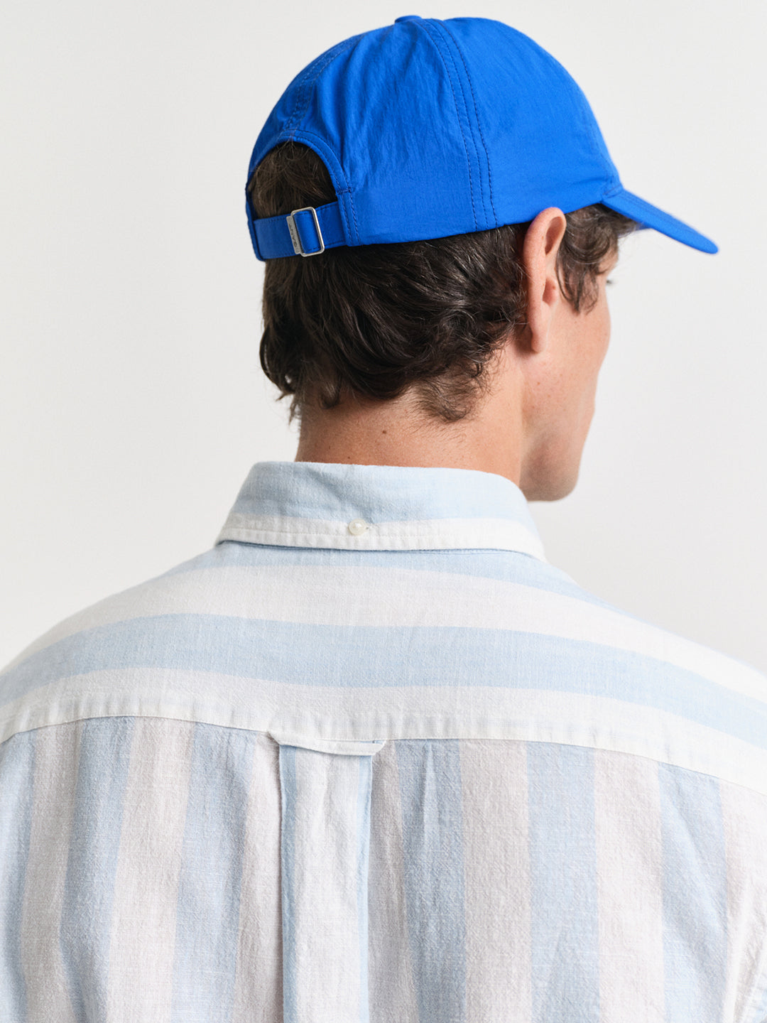 Gant Men Blue Button-Down Collar Full Sleeves Shirt