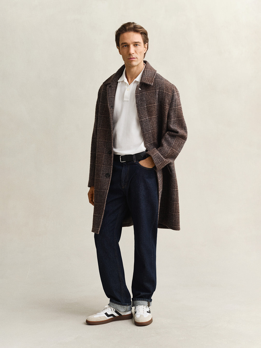 GANT Men White Shield Pique Polo T-Shirt