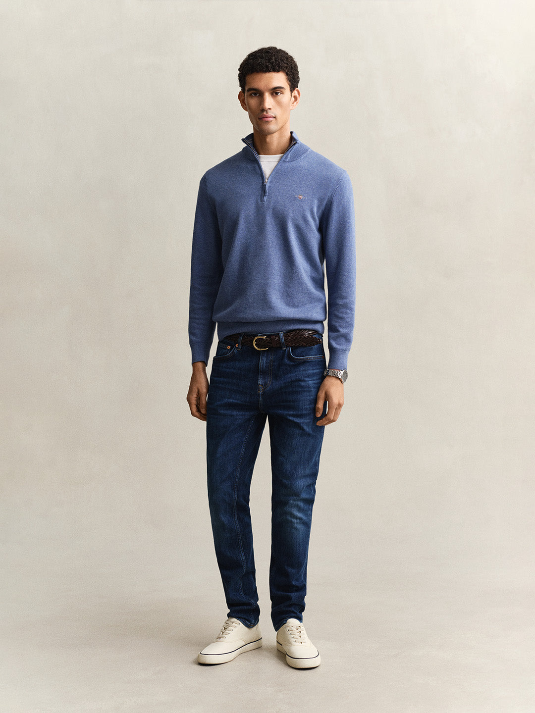 Gant Men Navy Blue Slim Fit Jeans