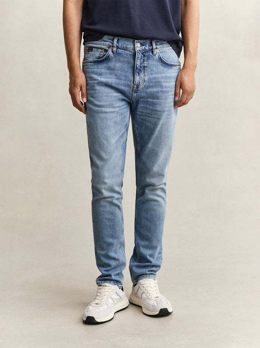 Gant Men Blue Slim Fit Jeans