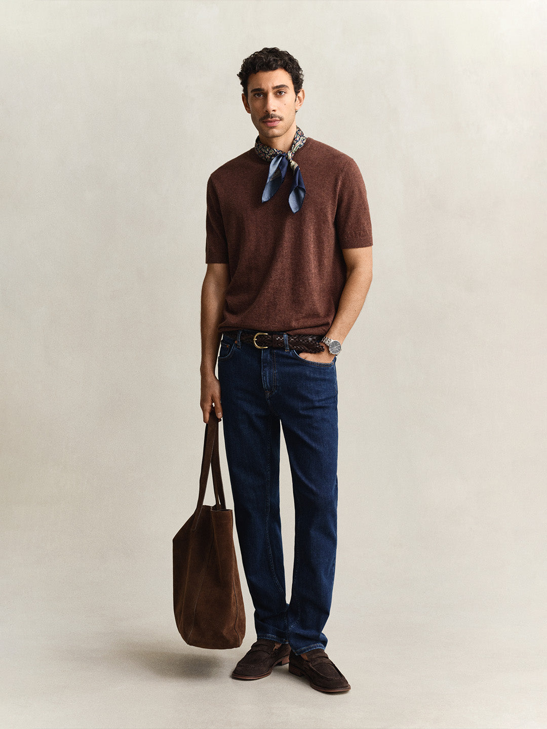 Gant Men Navy Blue Regular Fit Jeans