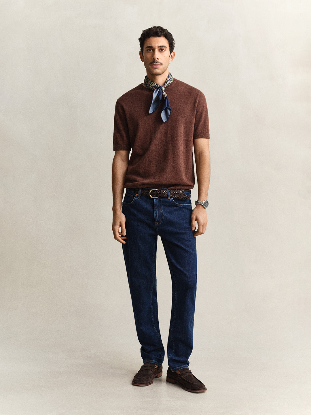 Gant Men Navy Blue Regular Fit Jeans