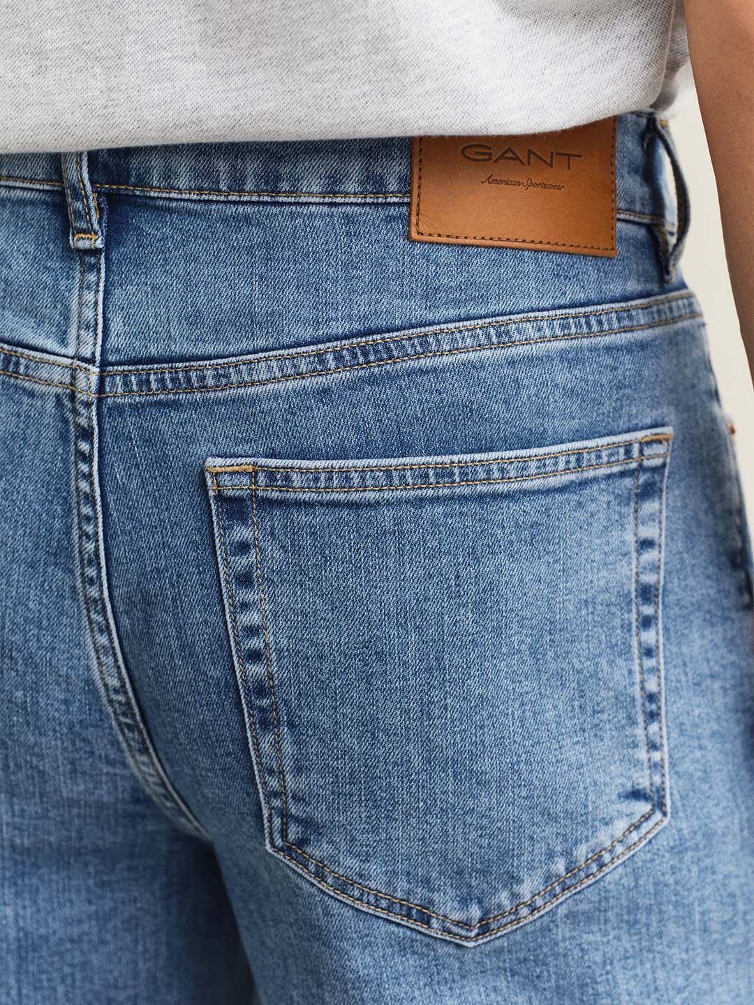 Gant Men Blue Regular Fit Jeans