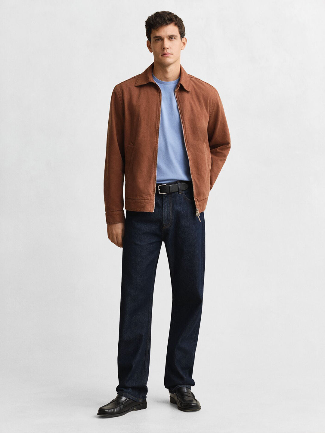 GANT Men Blue Shield Pure Cotton T-Shirt