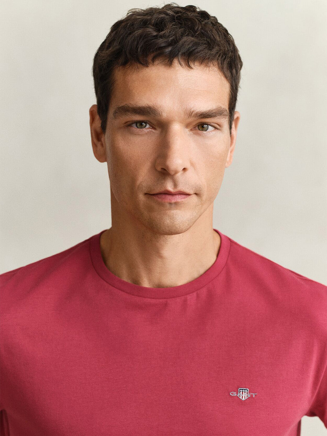 GANT Men Red Shield Pure Cotton T-Shirt