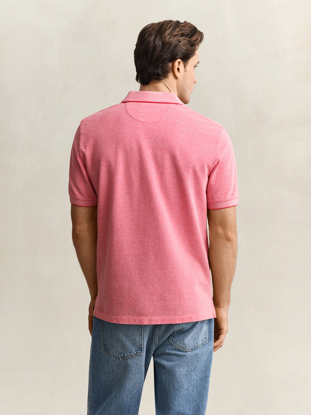 Gant Men Red Regular Fit Polo T-Shirt