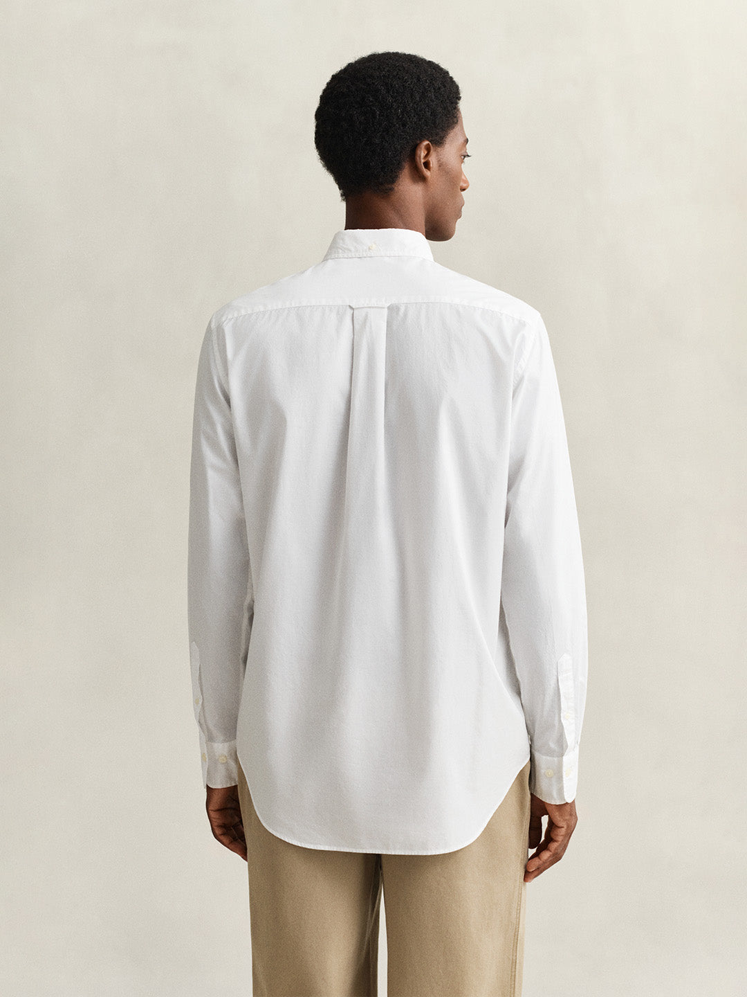 GANT Men White Classic Poplin Shirt