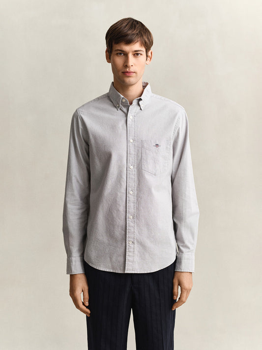 GANT Men Grey Classic Oxford Shirt