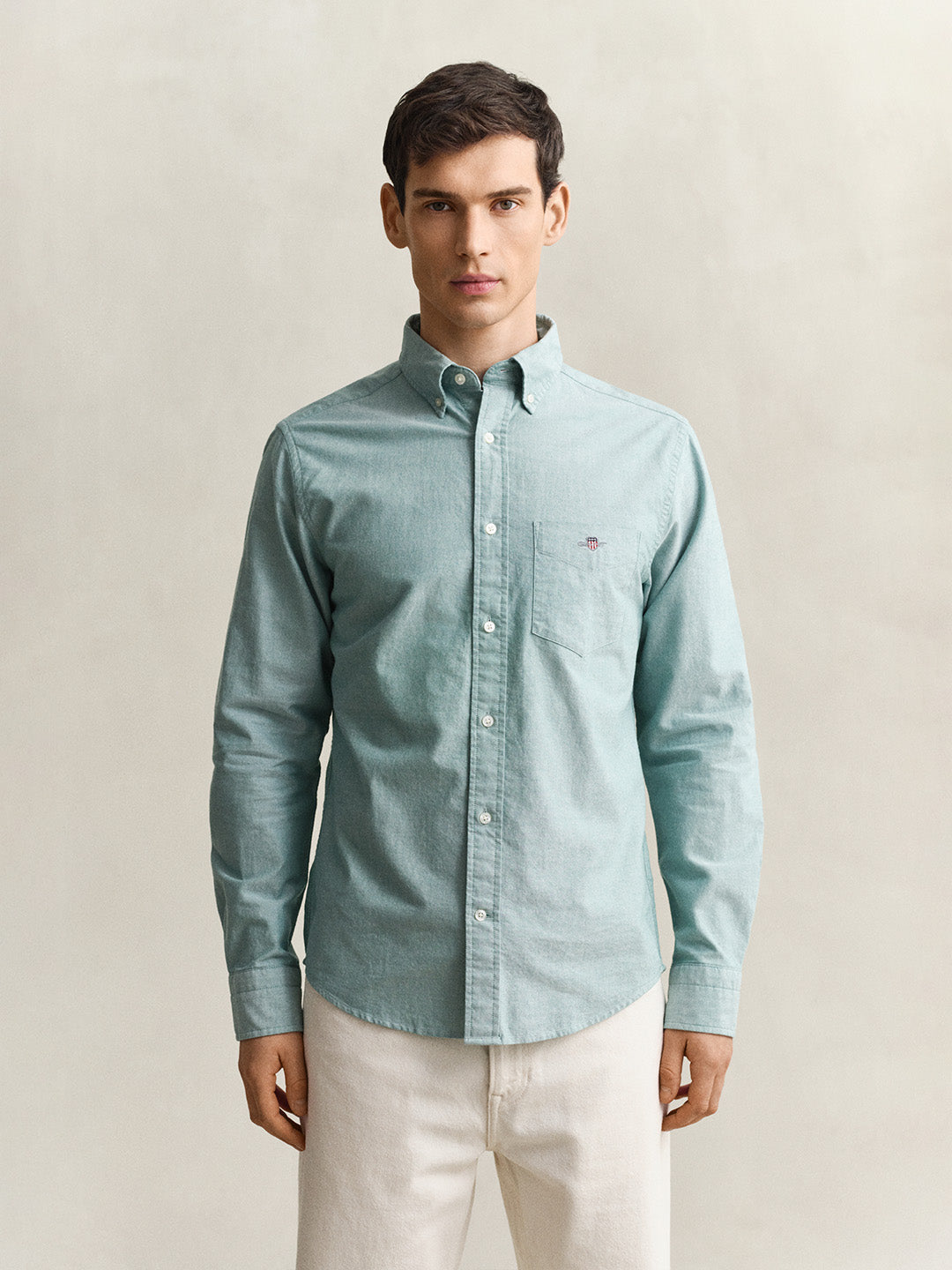 GANT Men Green Classic Oxford Shirt