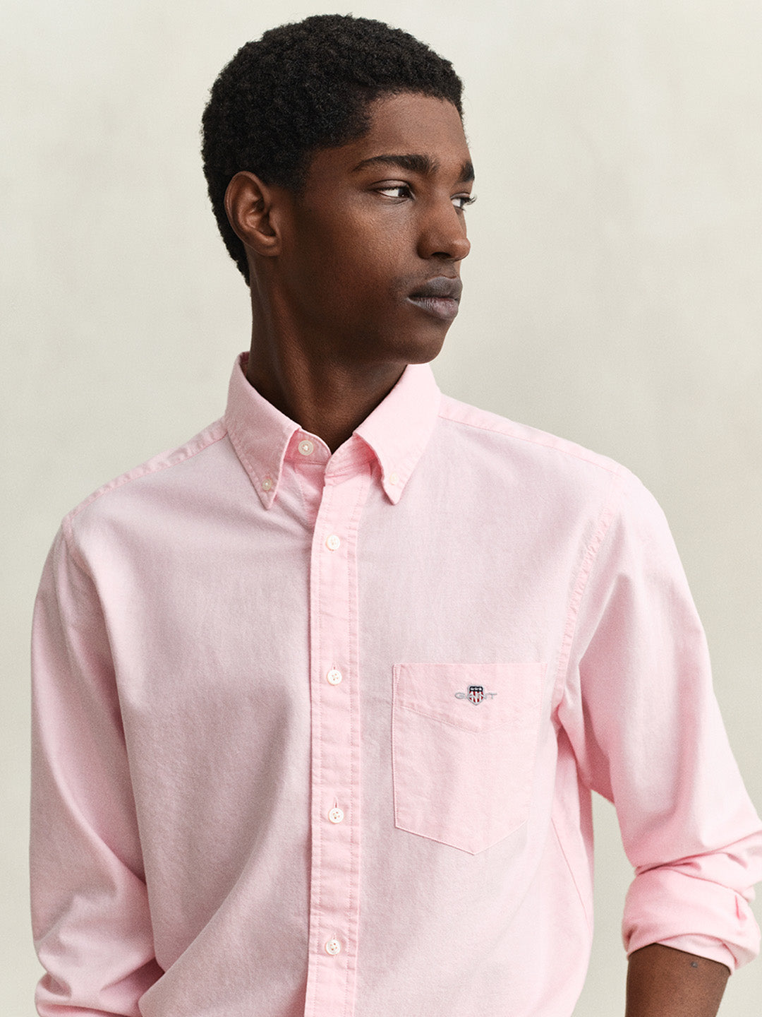 GANT Men Pink Regular Fit Classic Oxford Shirt