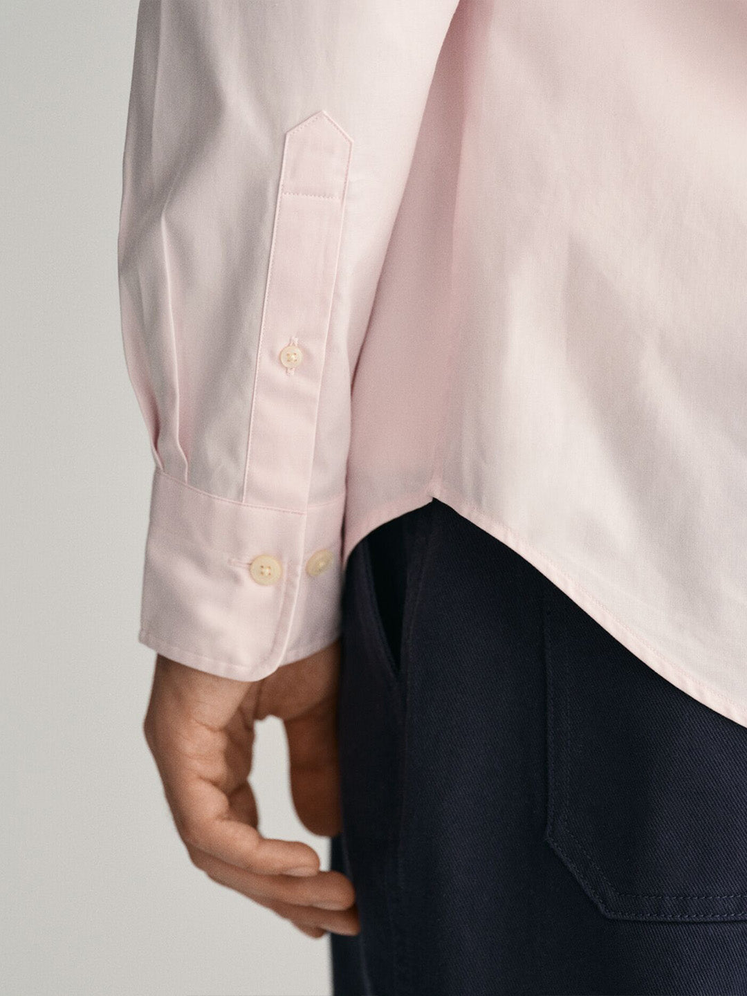 GANT Men Pink Pinpoint Oxford Shirt