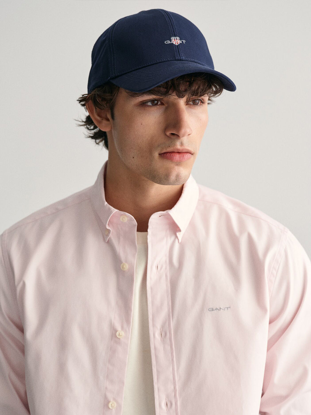 GANT Men Pink Pinpoint Oxford Shirt