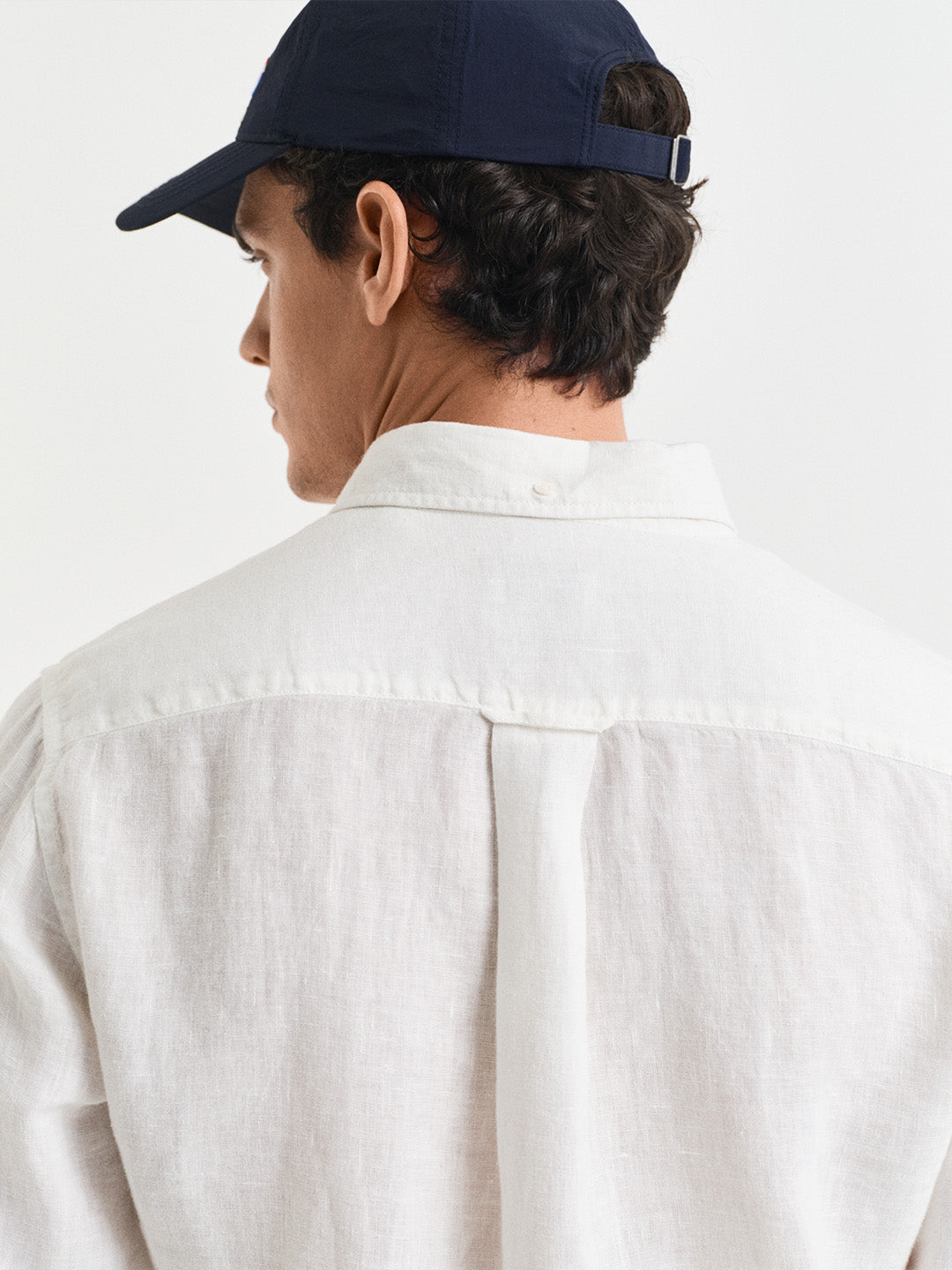 GANT Men White Pure Linen Shirt