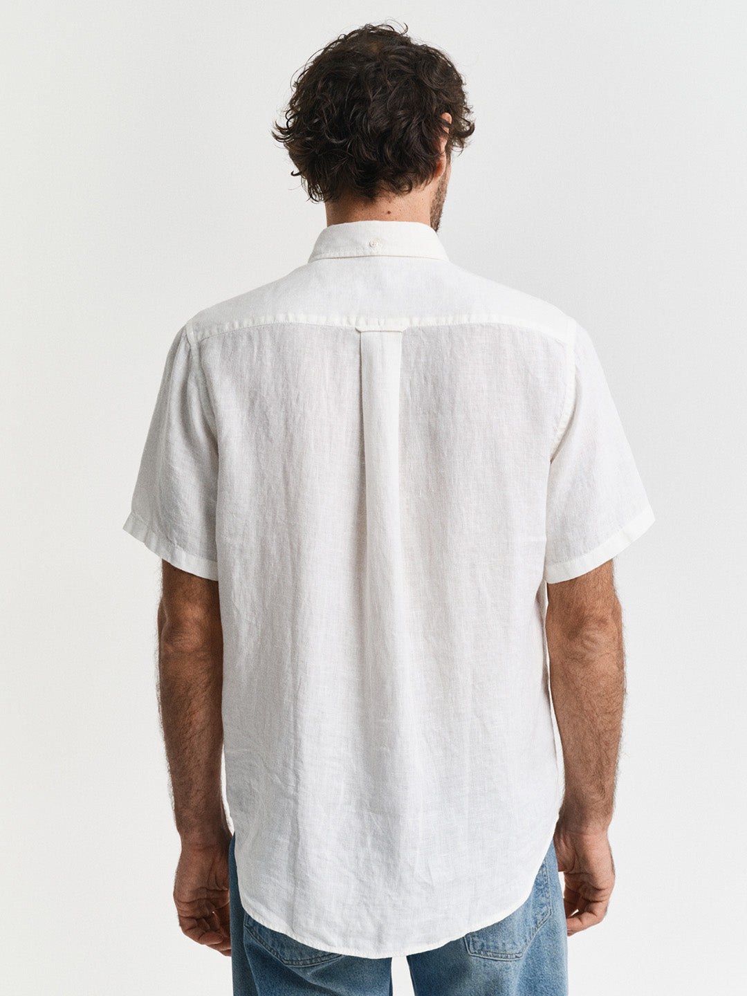 White linen shirt