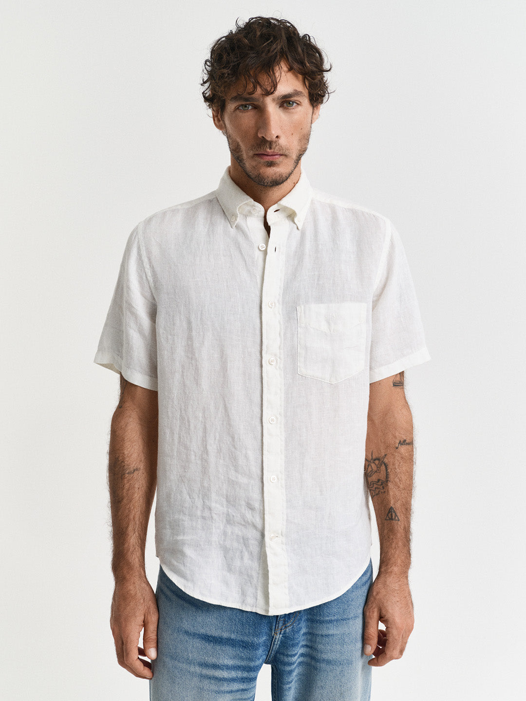 White Linen Shirt