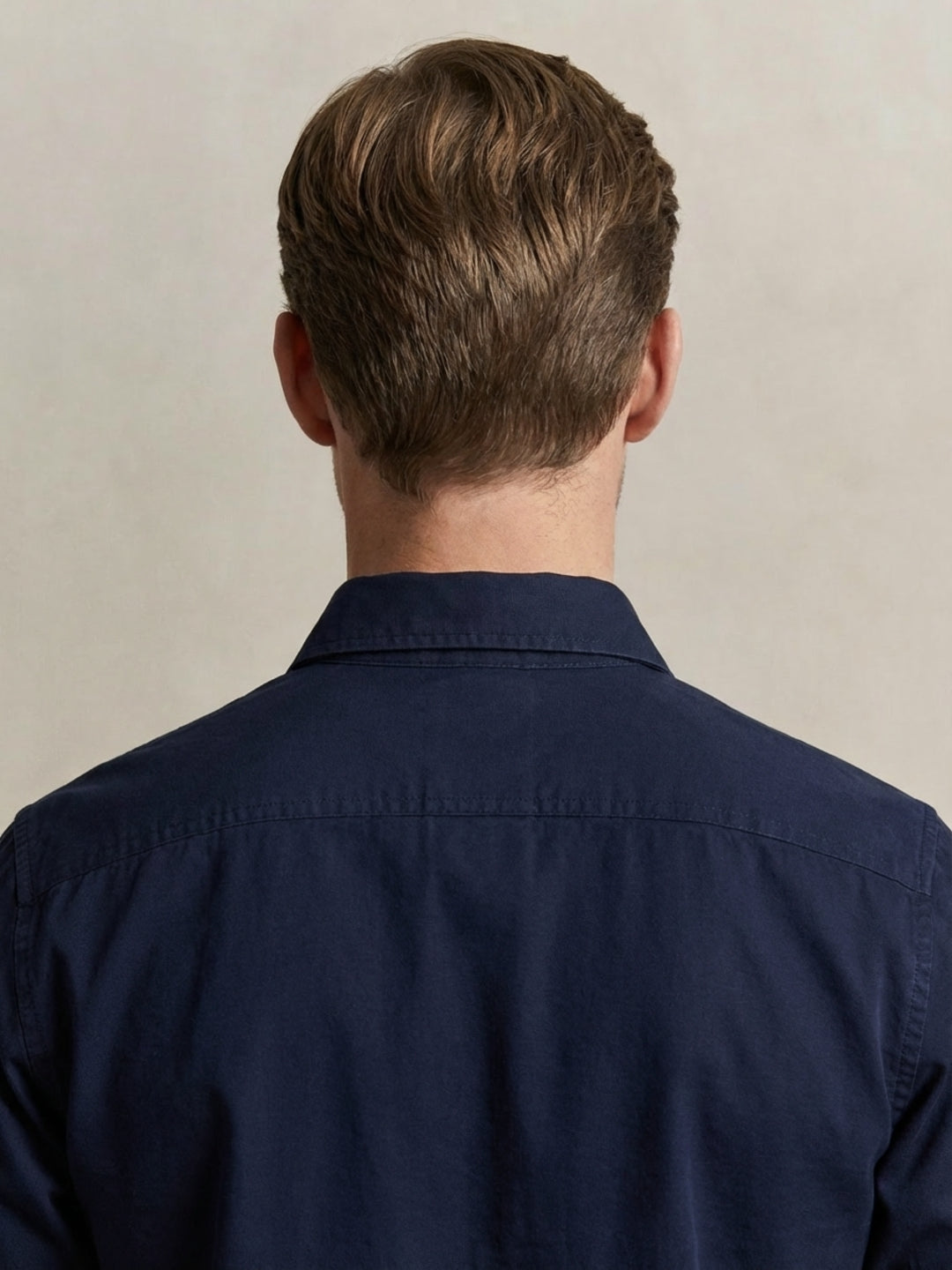 Gant Men Navy Blue Solid Shirt