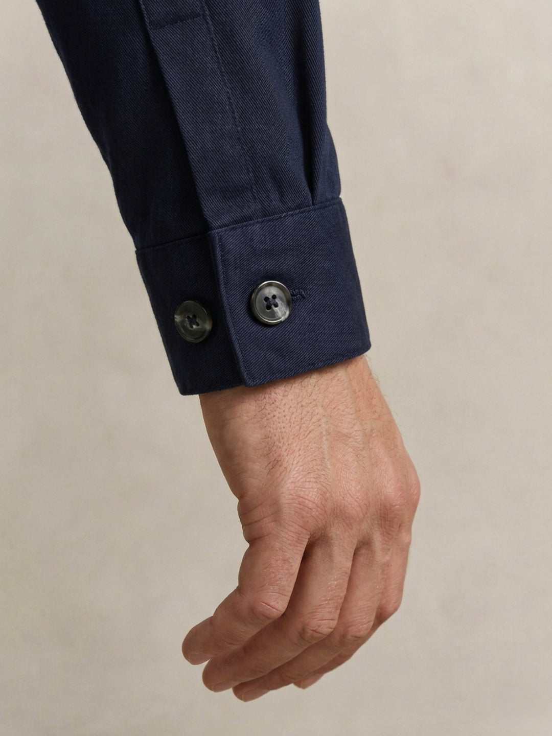 Gant Men Navy Blue Solid Shirt