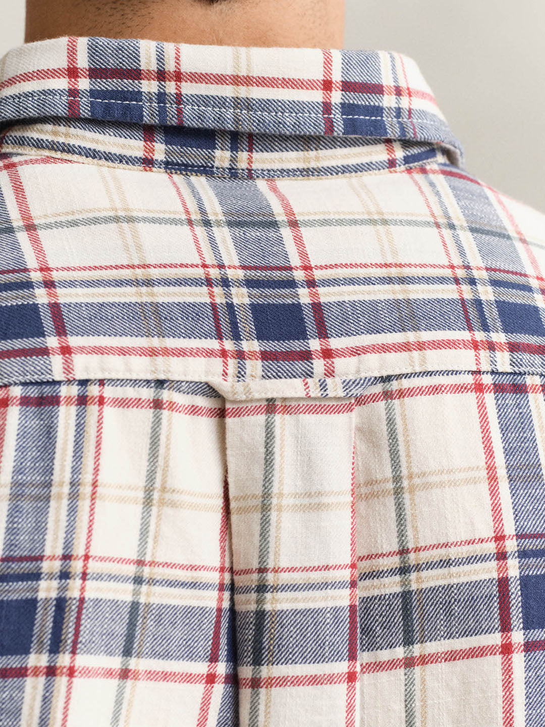 GANT Men Multicolor Checked Patch Pocket Shirt