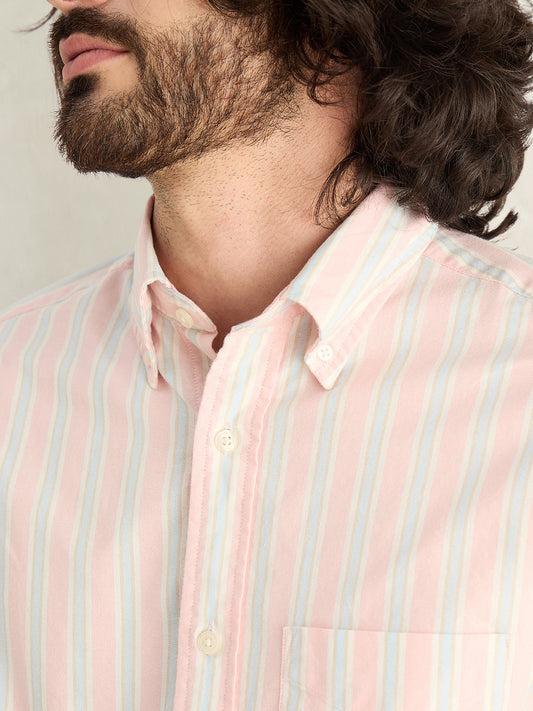 Gant Men Striped Pink Shirt