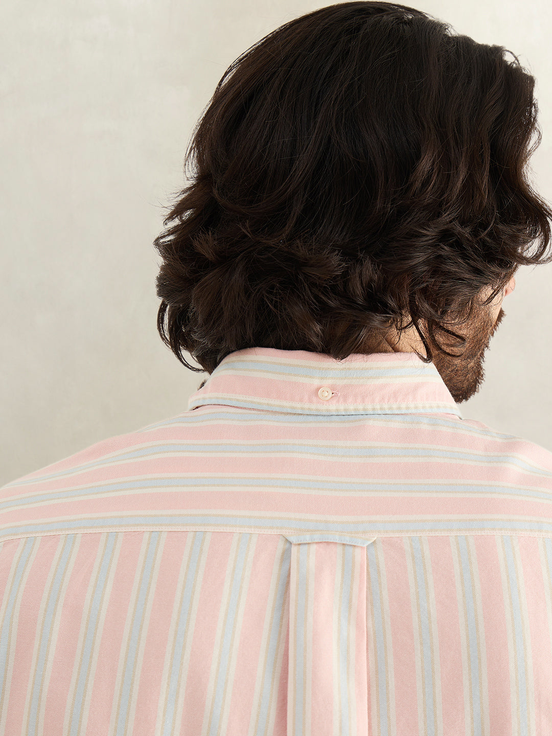 Gant Men Striped Pink Shirt