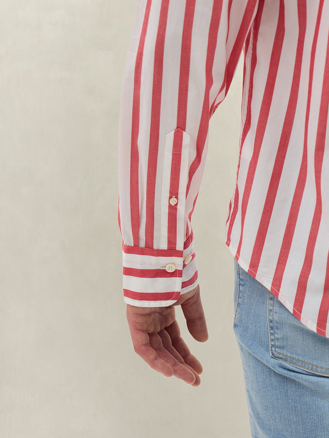 Gant Men Striped Red Shirt