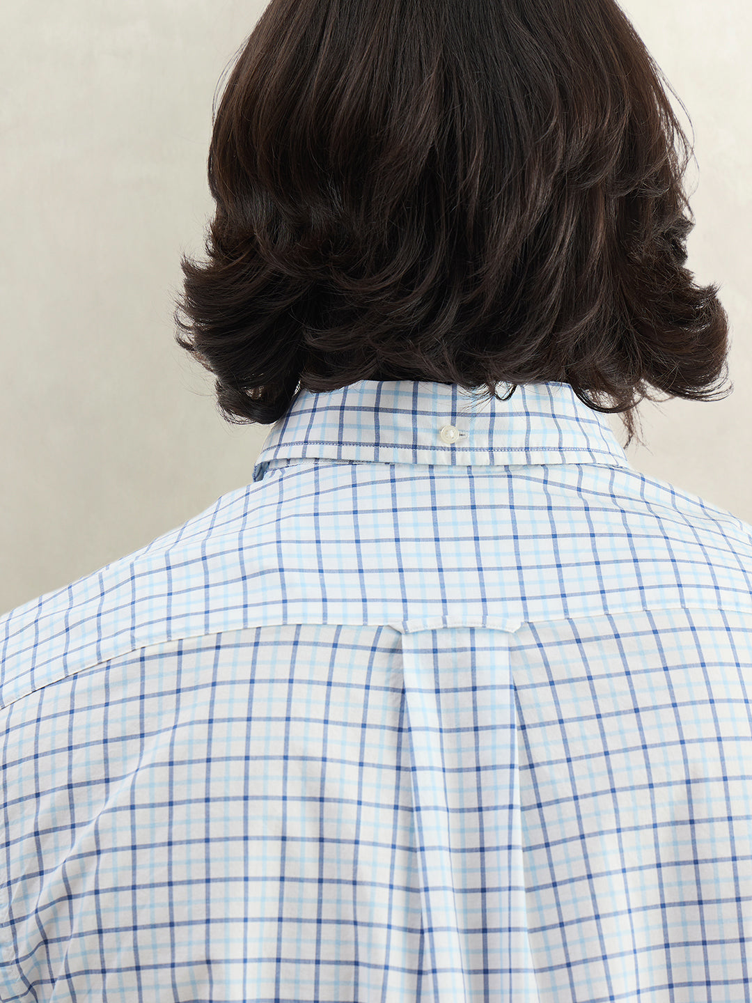Gant Men Checked Blue Shirt