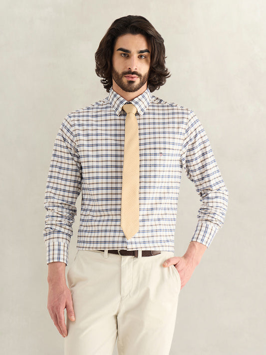 Gant Men Checked Blue Shirt