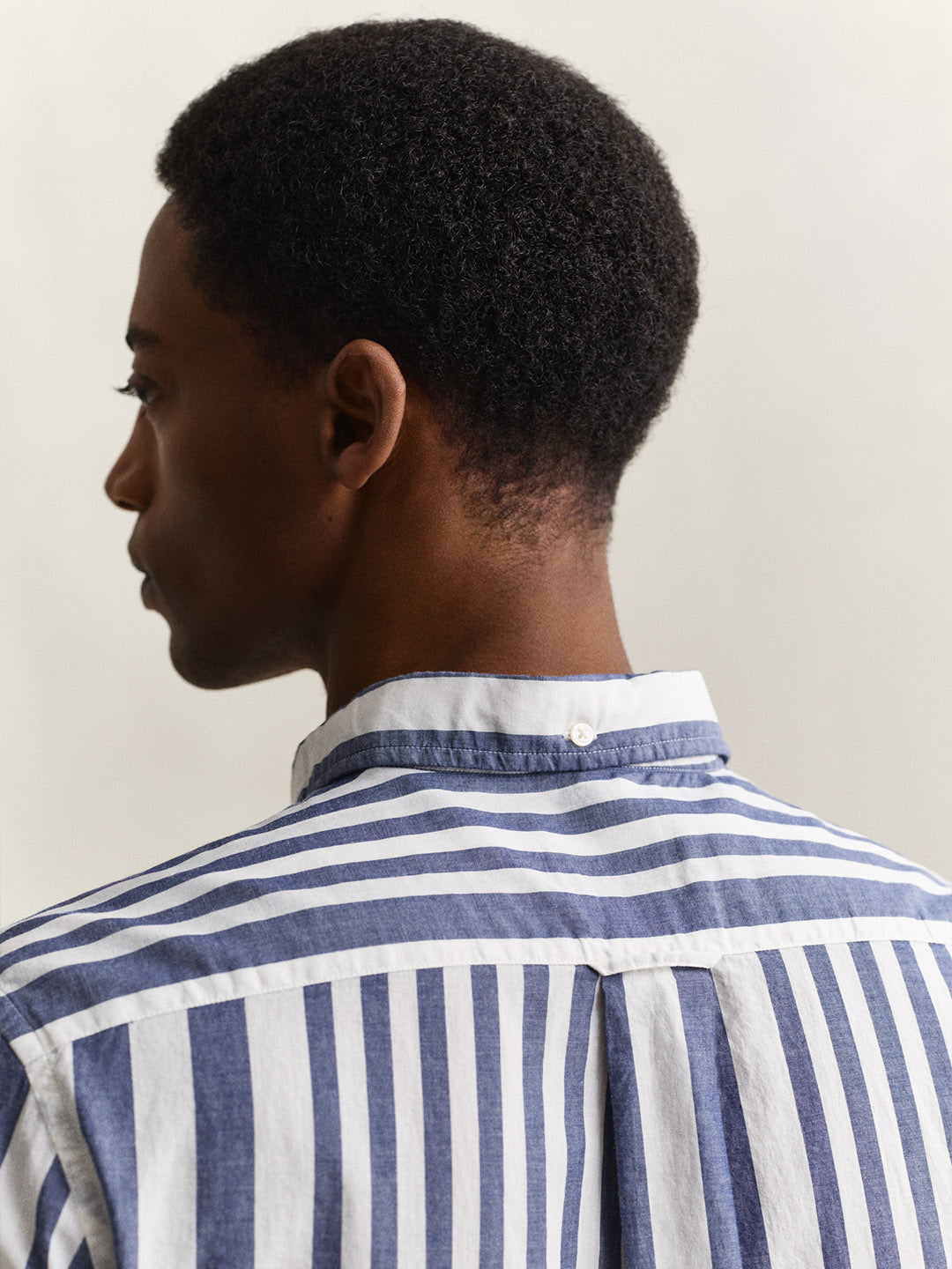 GANT Men Blue Striped Cotton Shirt
