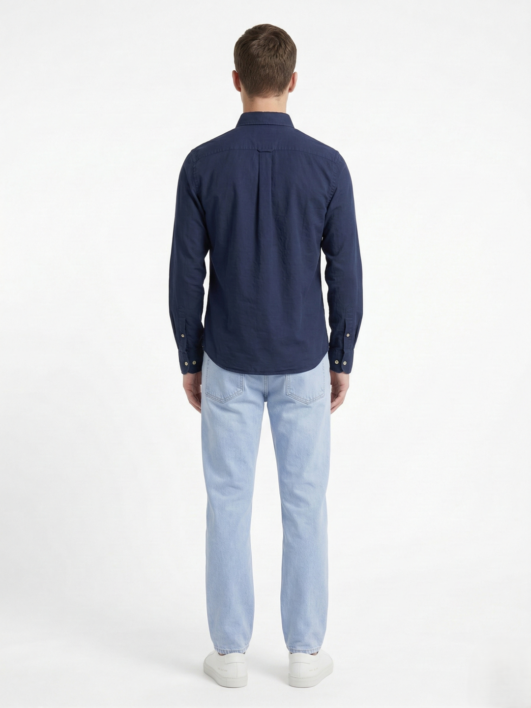 Gant Blue Cotton Solid Shirt