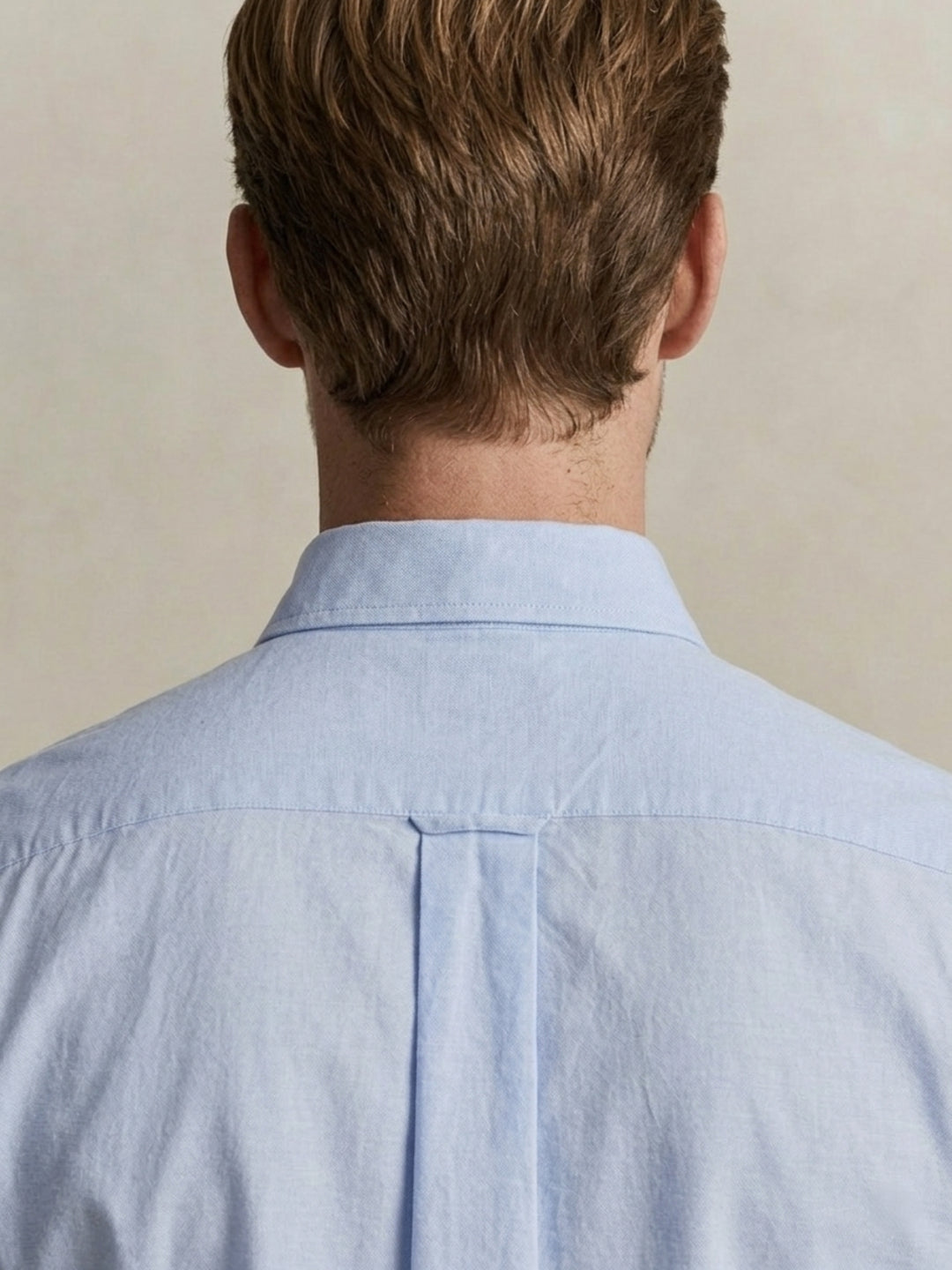 Gant Men Poplin Blue Classic Collar Shirt