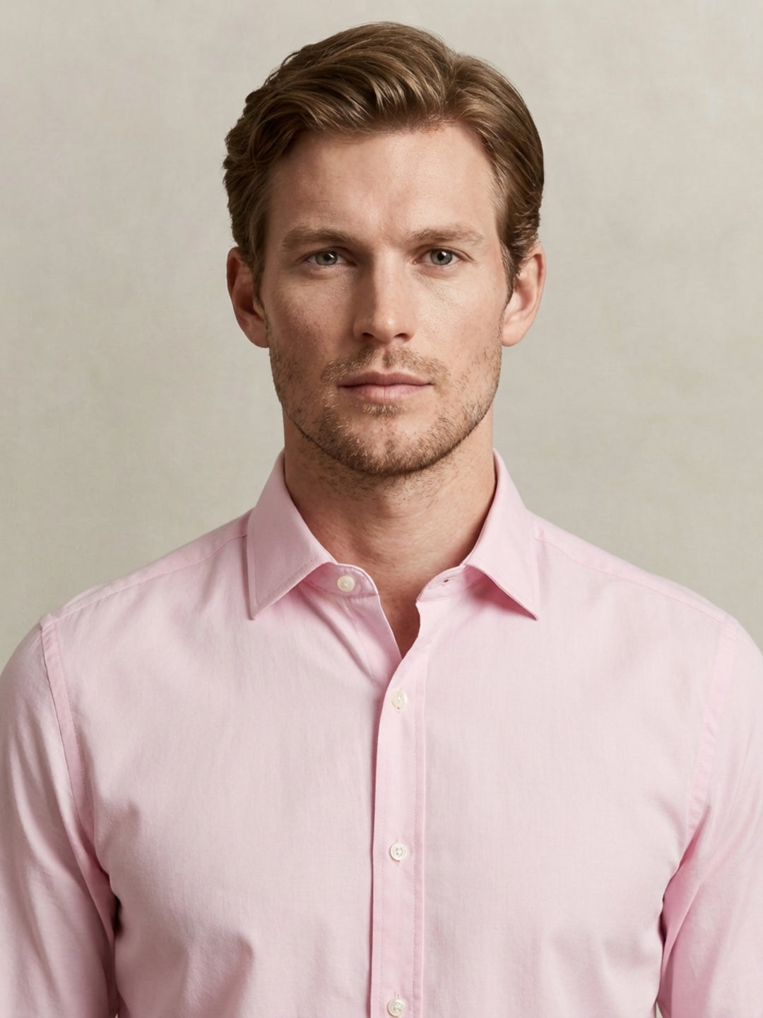 Gant Men Poplin Pink Classic Collar Shirt