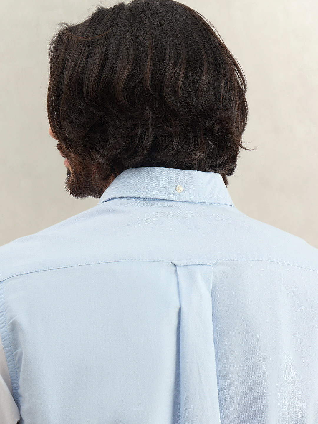 Gant Men Blue Colourblocked Shirt