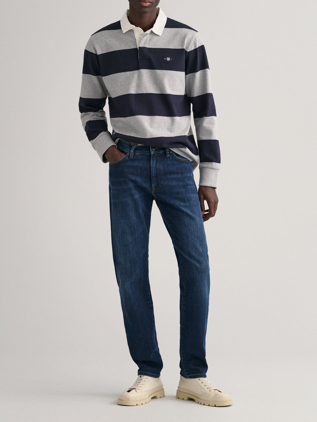 Gant Men Solid Slim Fit Jeans