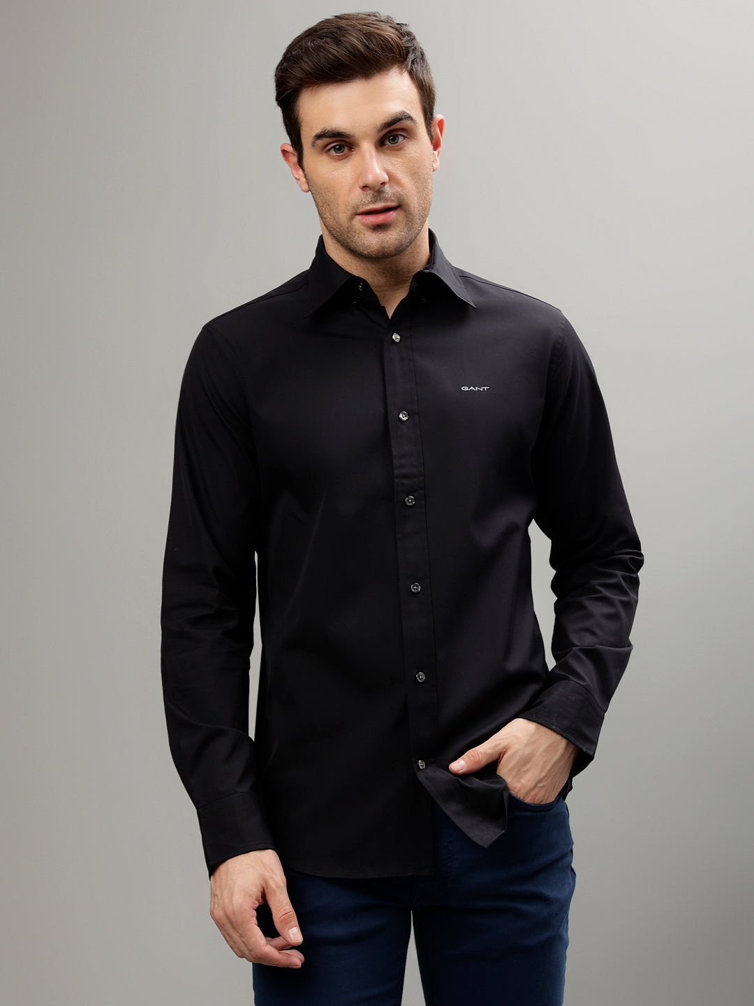 Gant Black Fashion Regular Fit Shirt