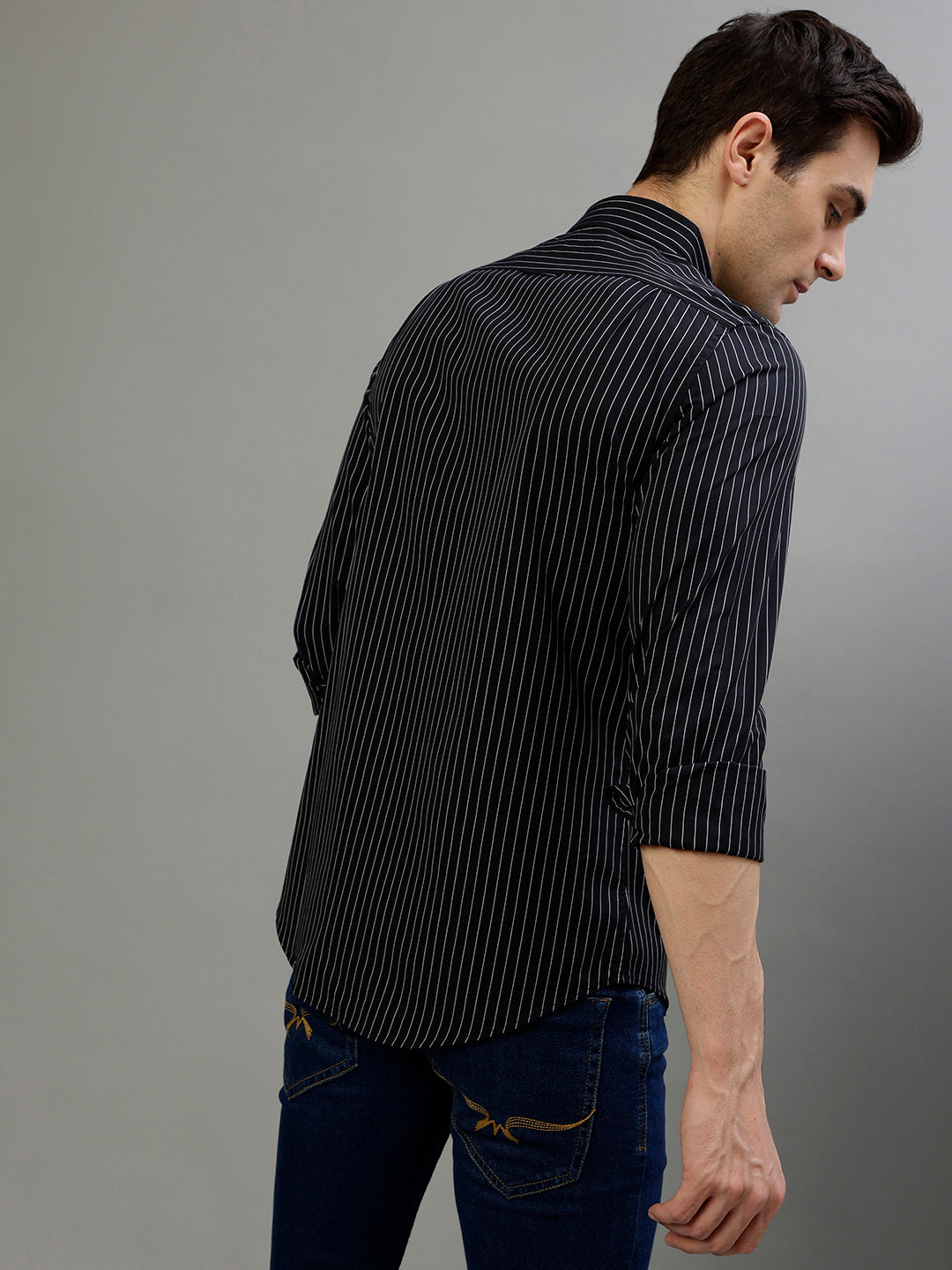 Gant Black Fashion Striped Slim Fit Shirt