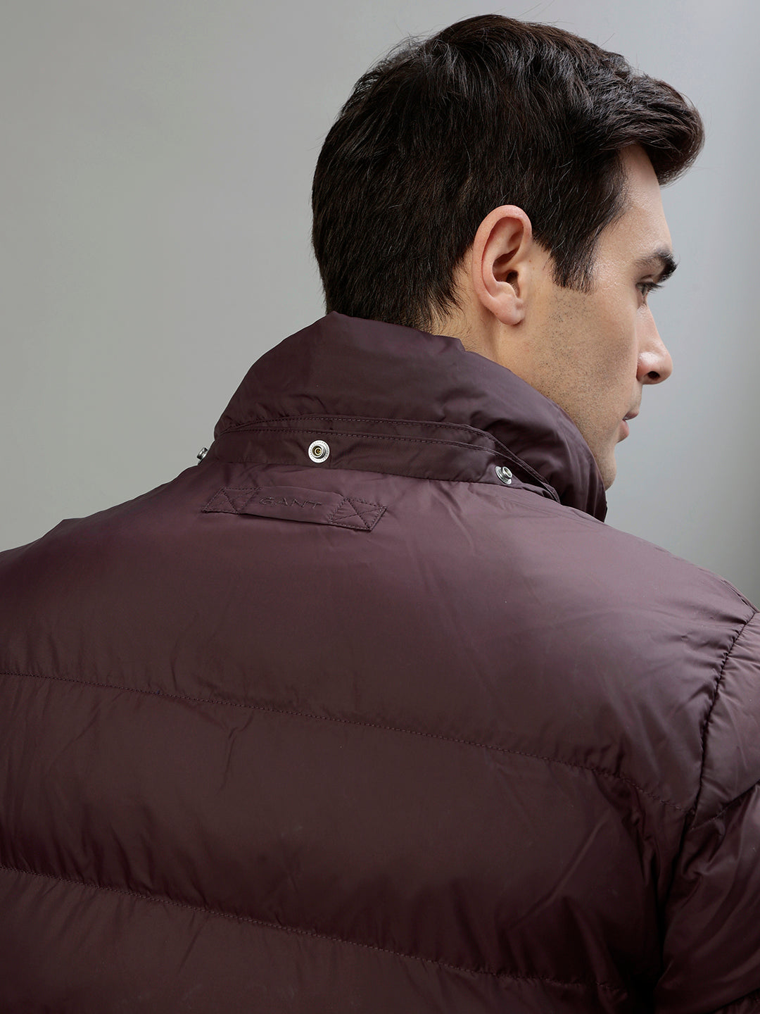 Gant Men Solid Hooded Full Sleeves Jacket