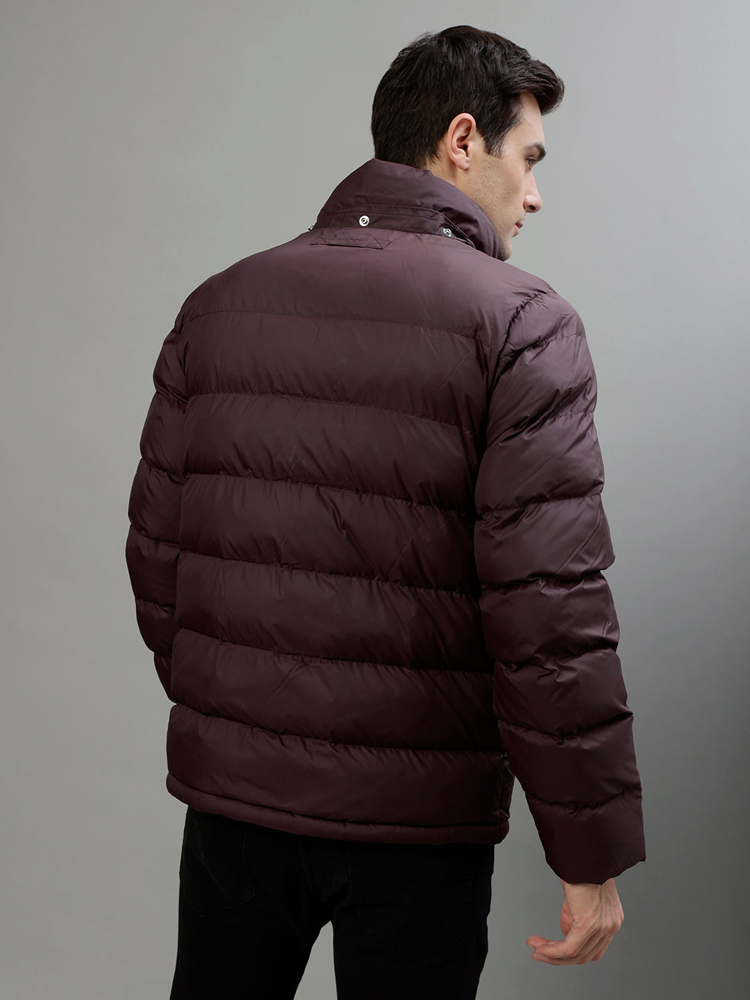 Gant Men Solid Hooded Full Sleeves Jacket