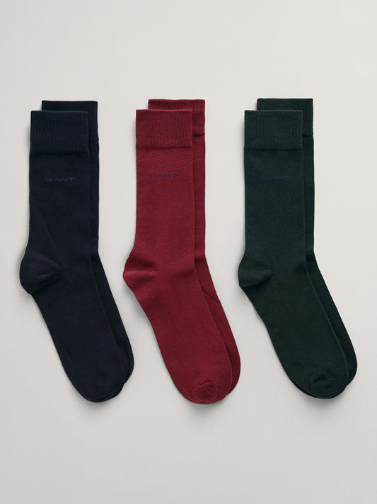 Gant Men Red Solid Socks