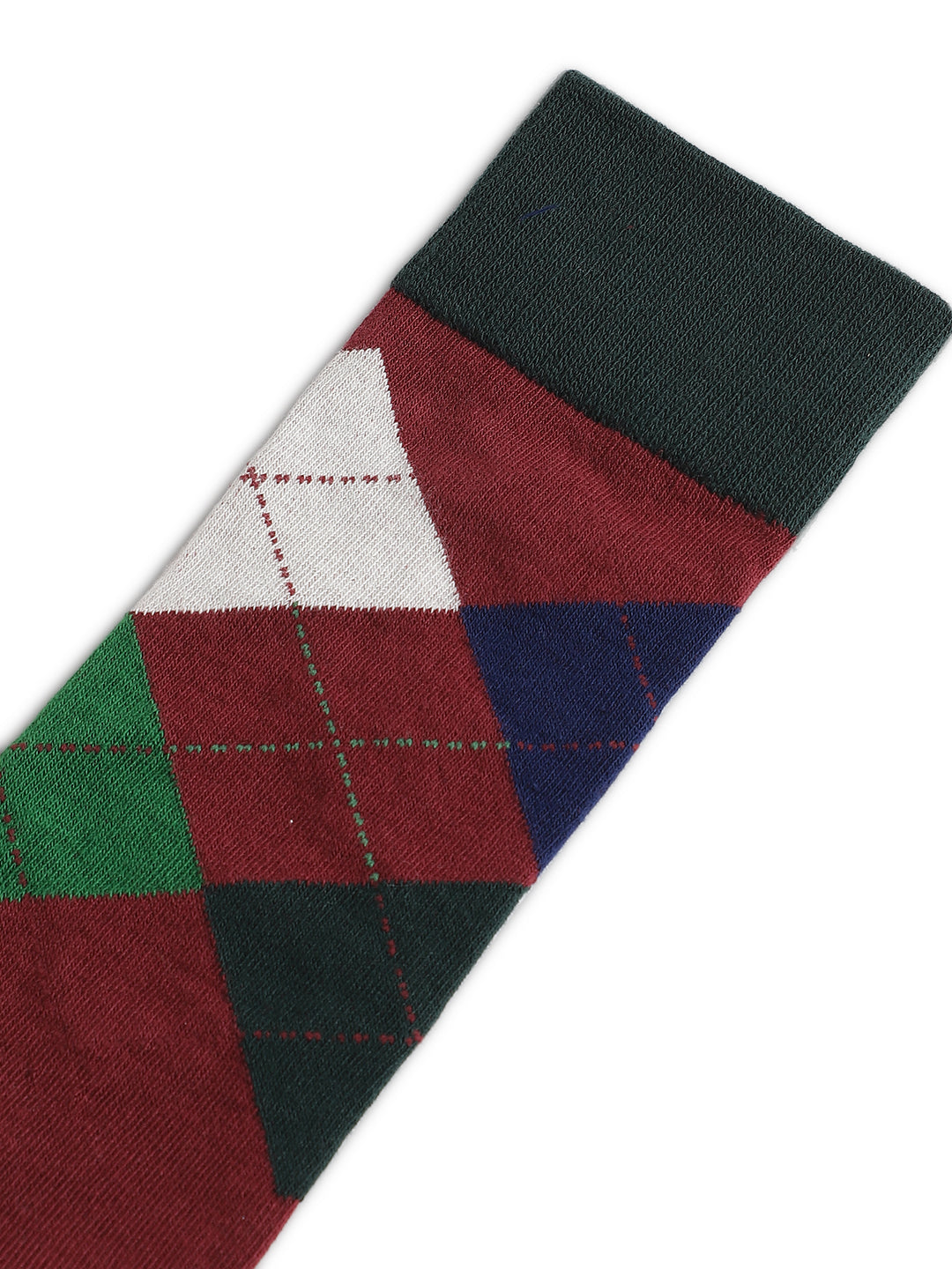 Gant Men Red Colour Blocked Socks