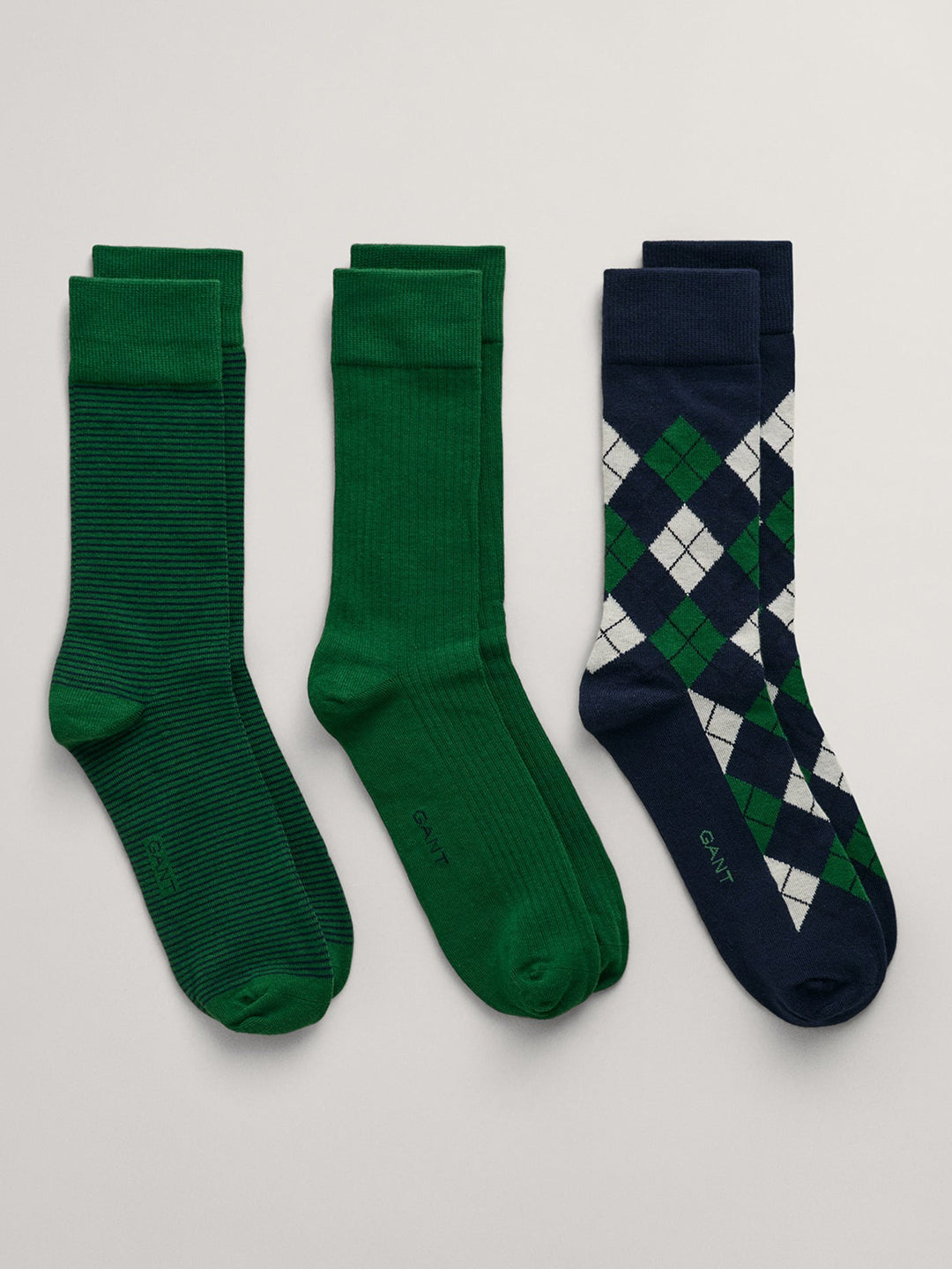Gant Men Blue Argyle Socks