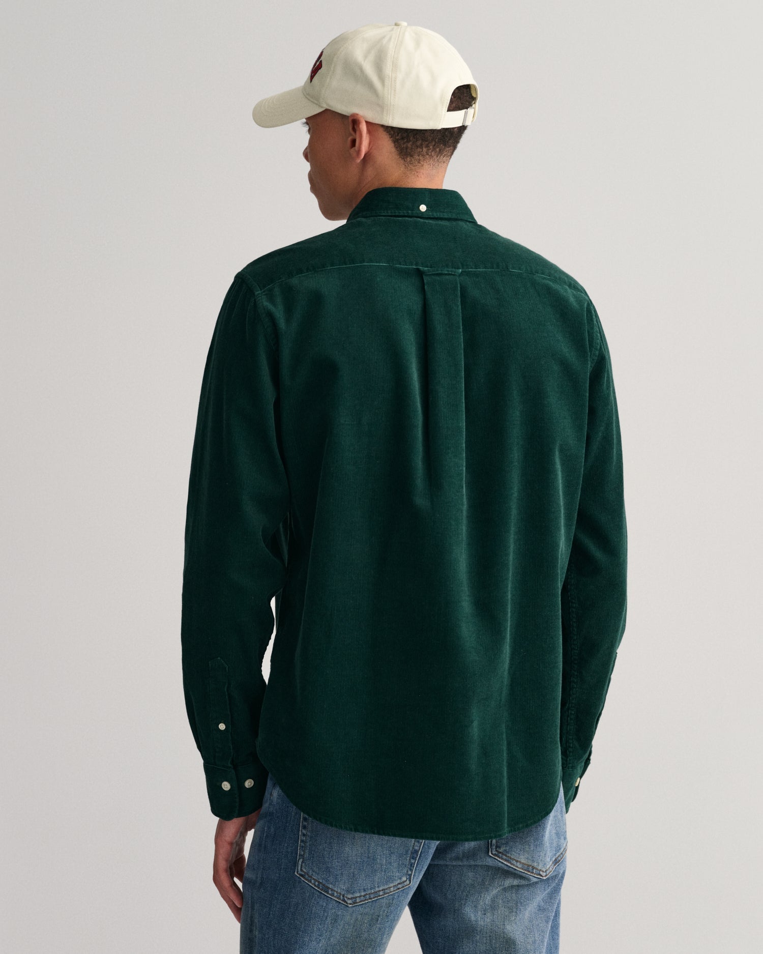 Shop Gant Men Green Solid Button-Down Collar Full Sleeves Corduroy Shirt -  GANT India – Iconic India
