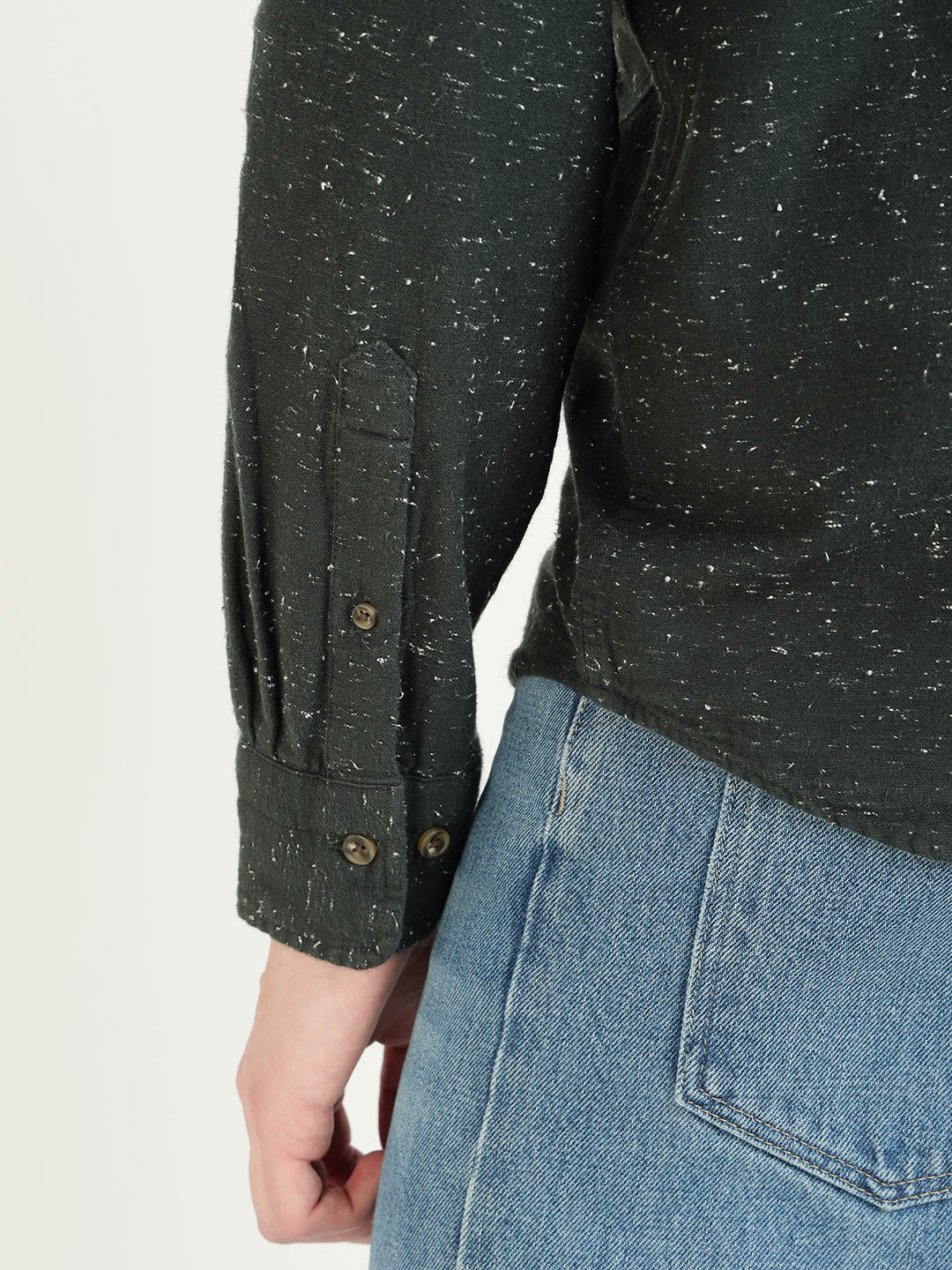 Gant Men Black Solid Collar Shirt