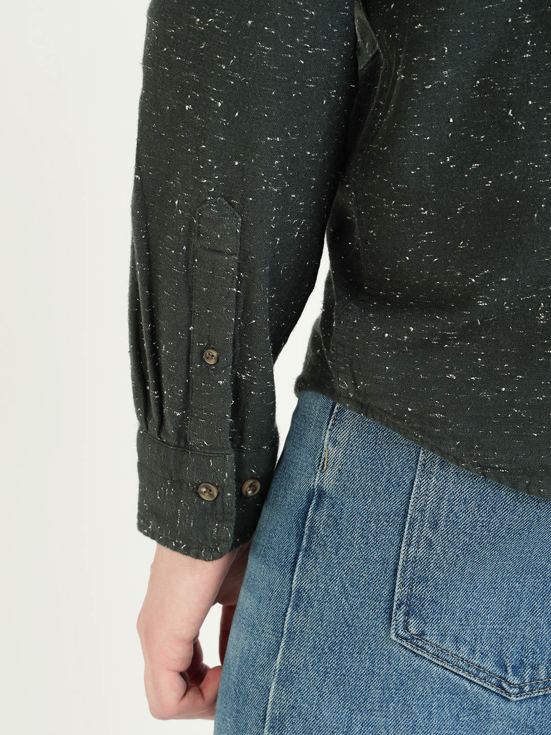 Gant Men Black Solid Collar Shirt