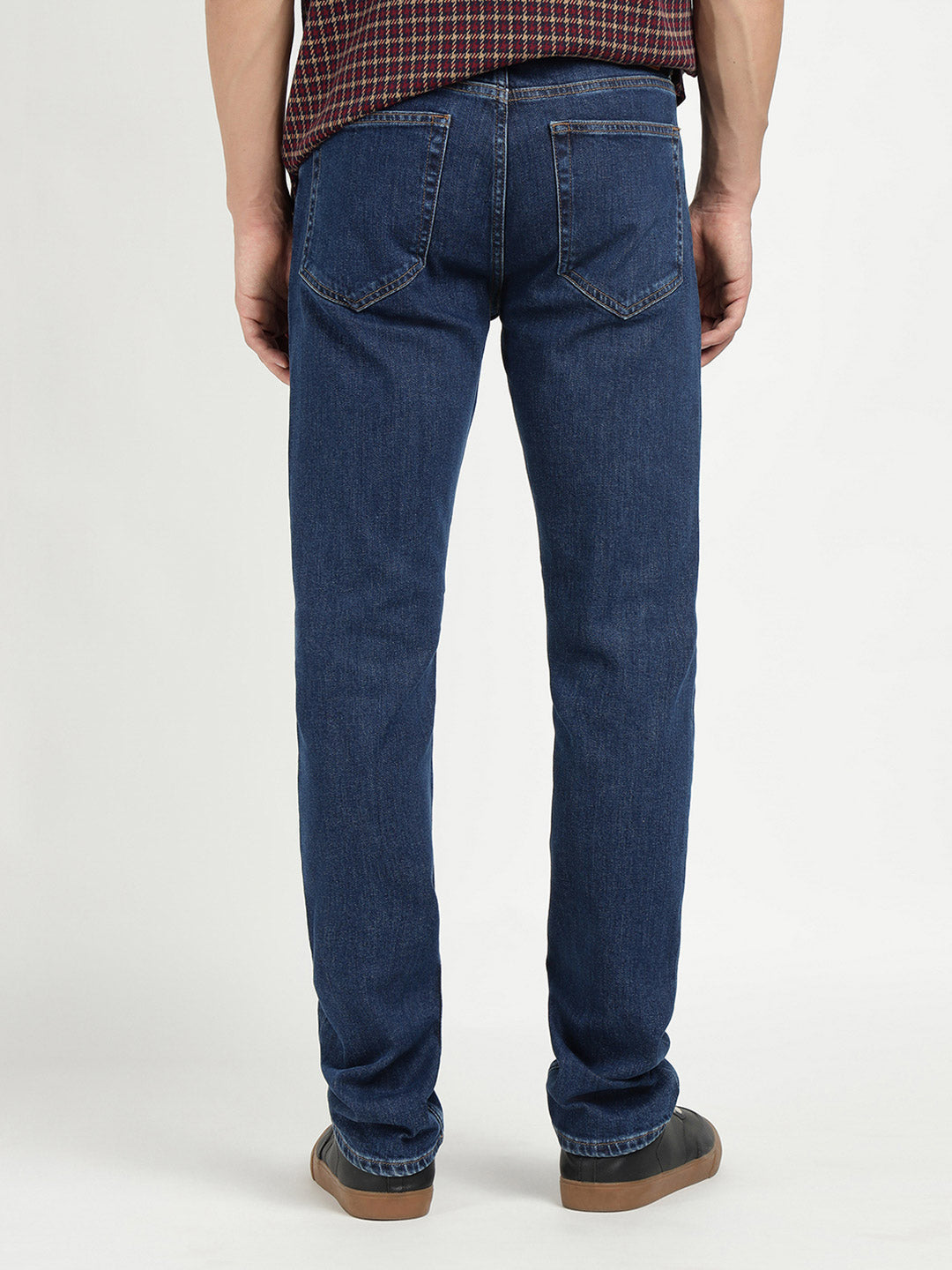 Gant Men Blue Regular Fit Solid Jeans