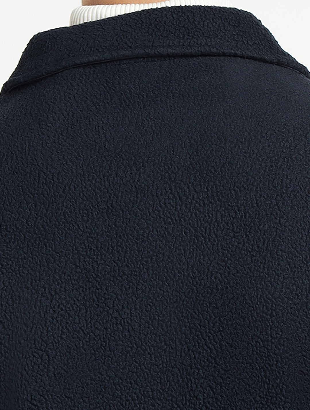 Gant Men Blue Solid Collar Sweatshirt