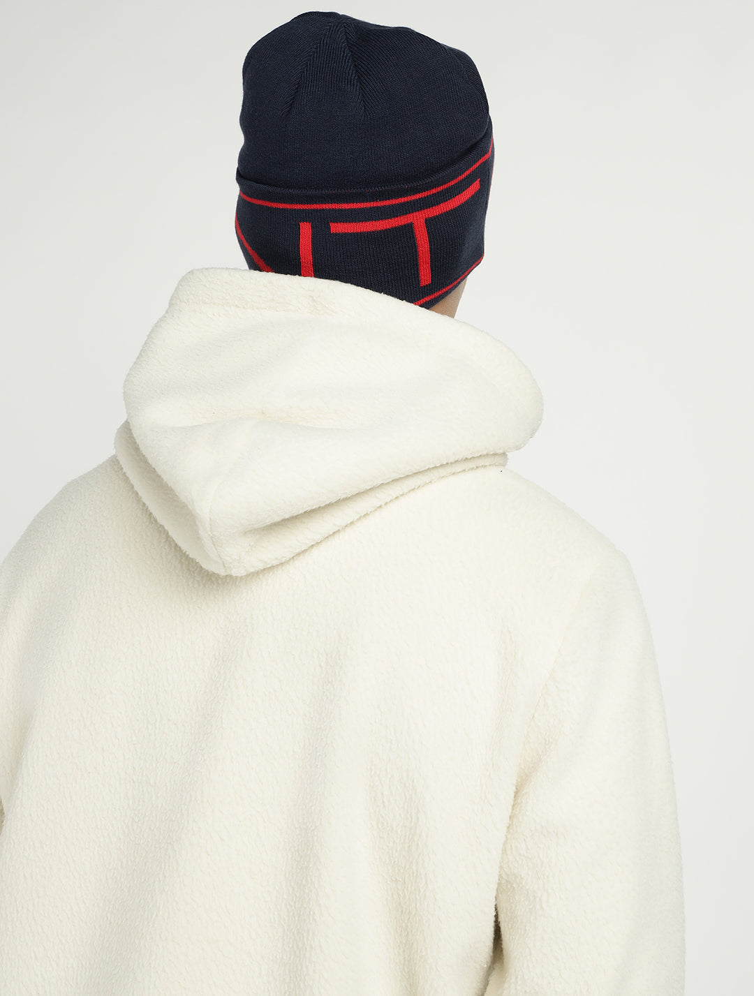 Gant Men Cream Solid Hooded Sweatshirt