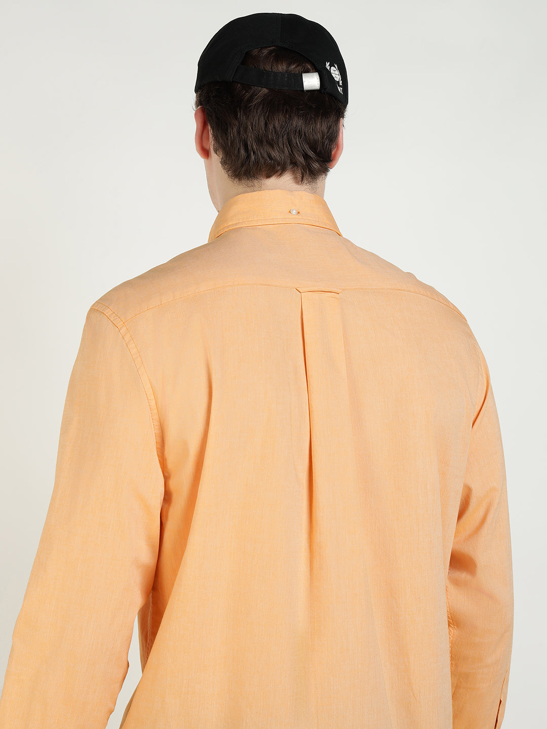 Gant Men Yollow Solid Collar Shirt