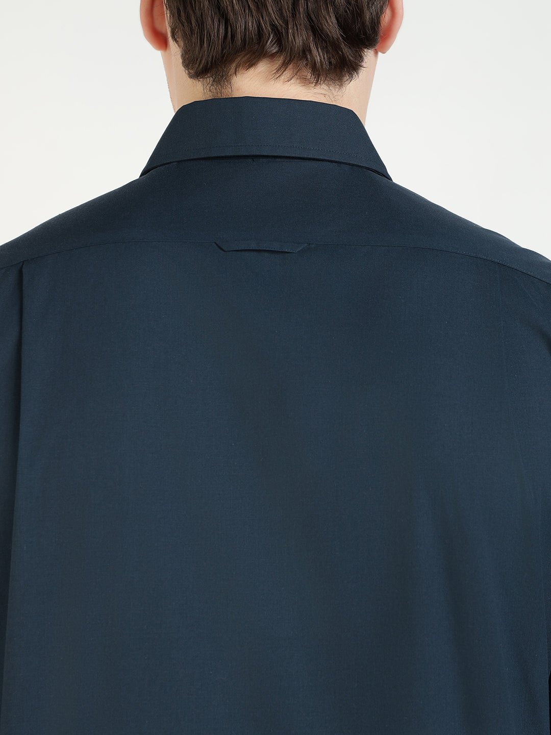Gant Men Blue Solid Collar Shirt