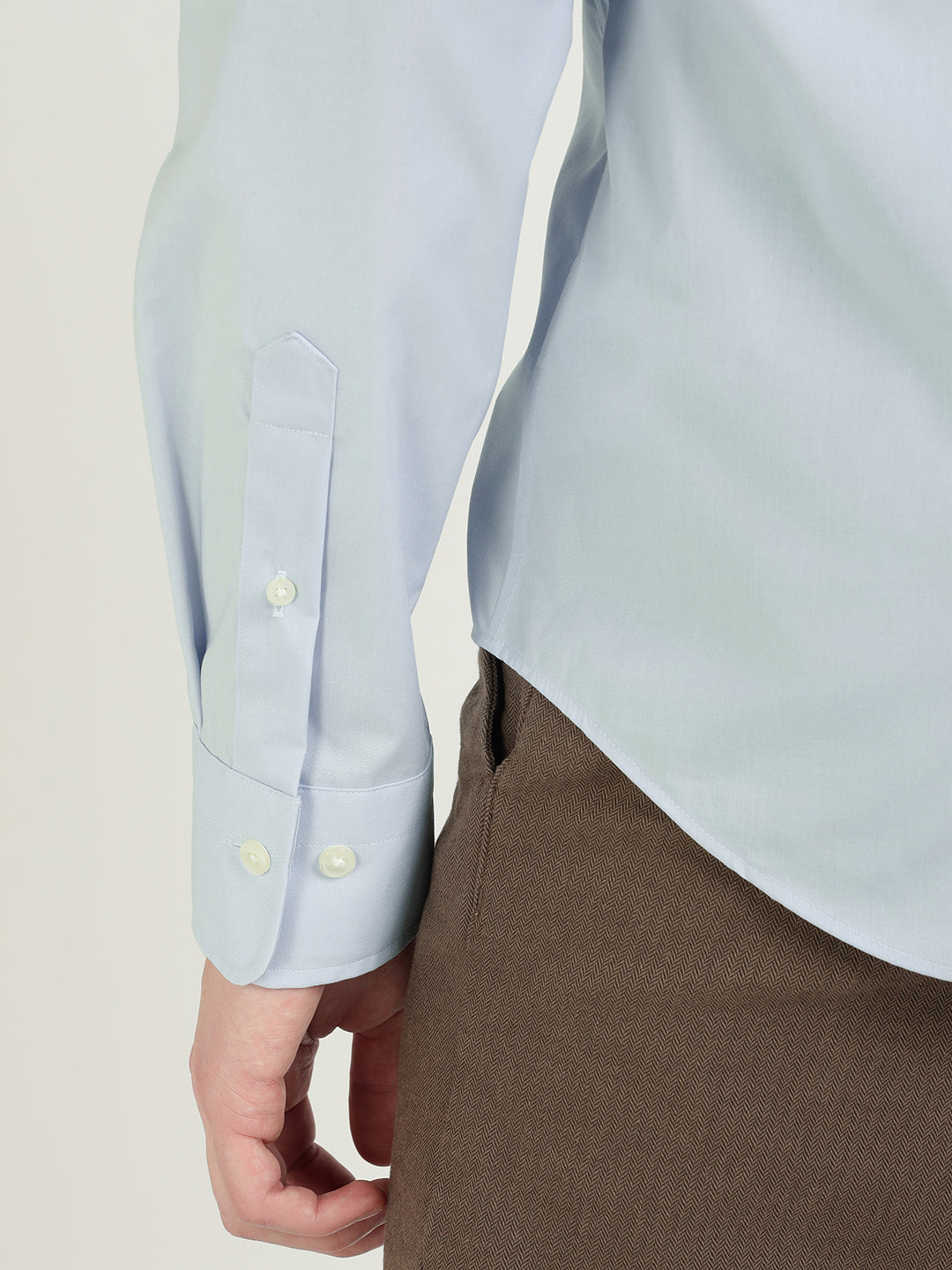 Gant Men Blue Solid Collar Shirt